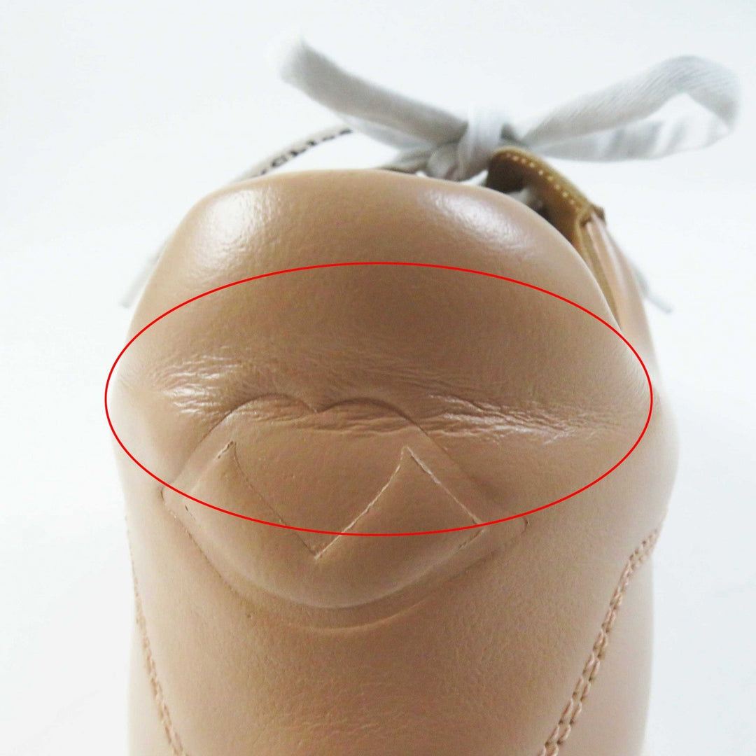 SEE BY CHLOE Low cut sneakers SB33125A Main: Leather beige ESSIE Women 38 Used Authentic