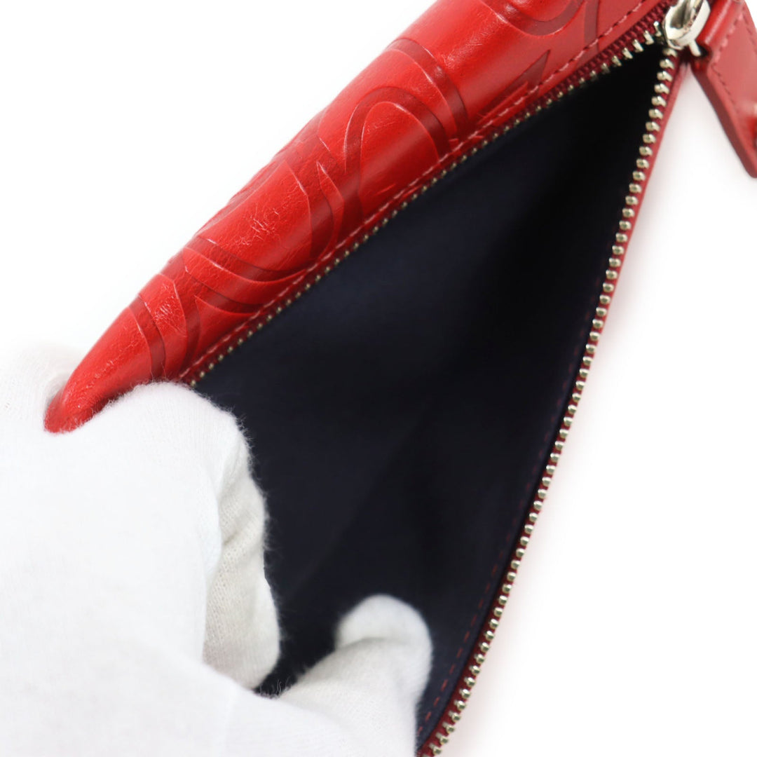 Vivienne Westwood Long Wallet Purse 3118BJ03 Main: Leather Red mens Used Authentic