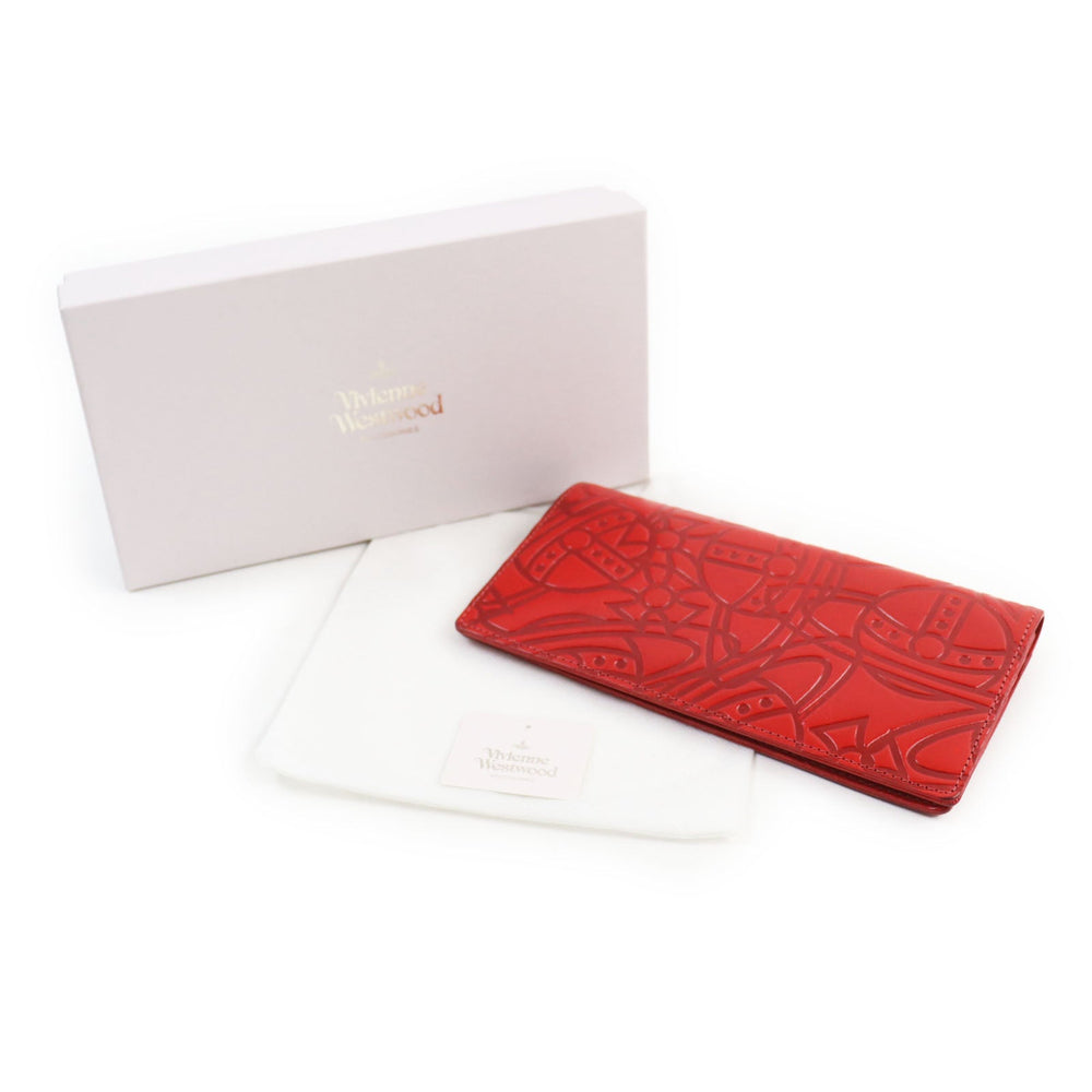 Vivienne Westwood Long Wallet Purse 3118BJ03 Main: Leather Red mens Used Authentic