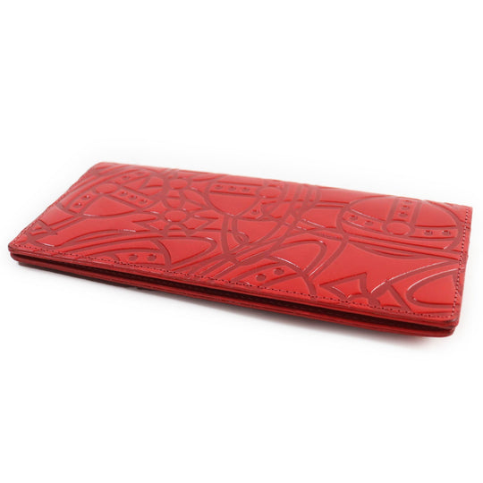 Vivienne Westwood Long Wallet Purse 3118BJ03 Main: Leather Red mens Used Authentic