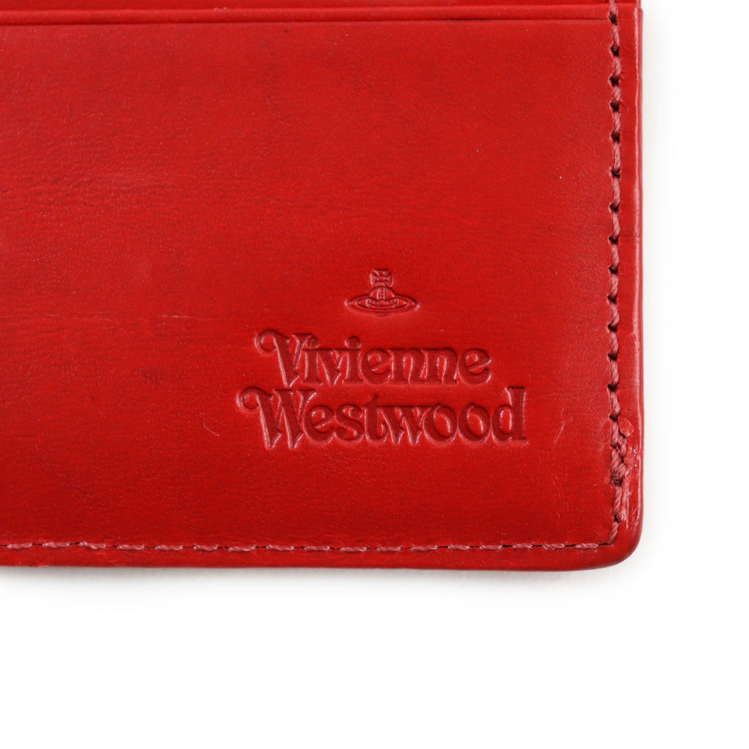 Vivienne Westwood Long Wallet Purse 3118BJ03 Main: Leather Red mens Used Authentic