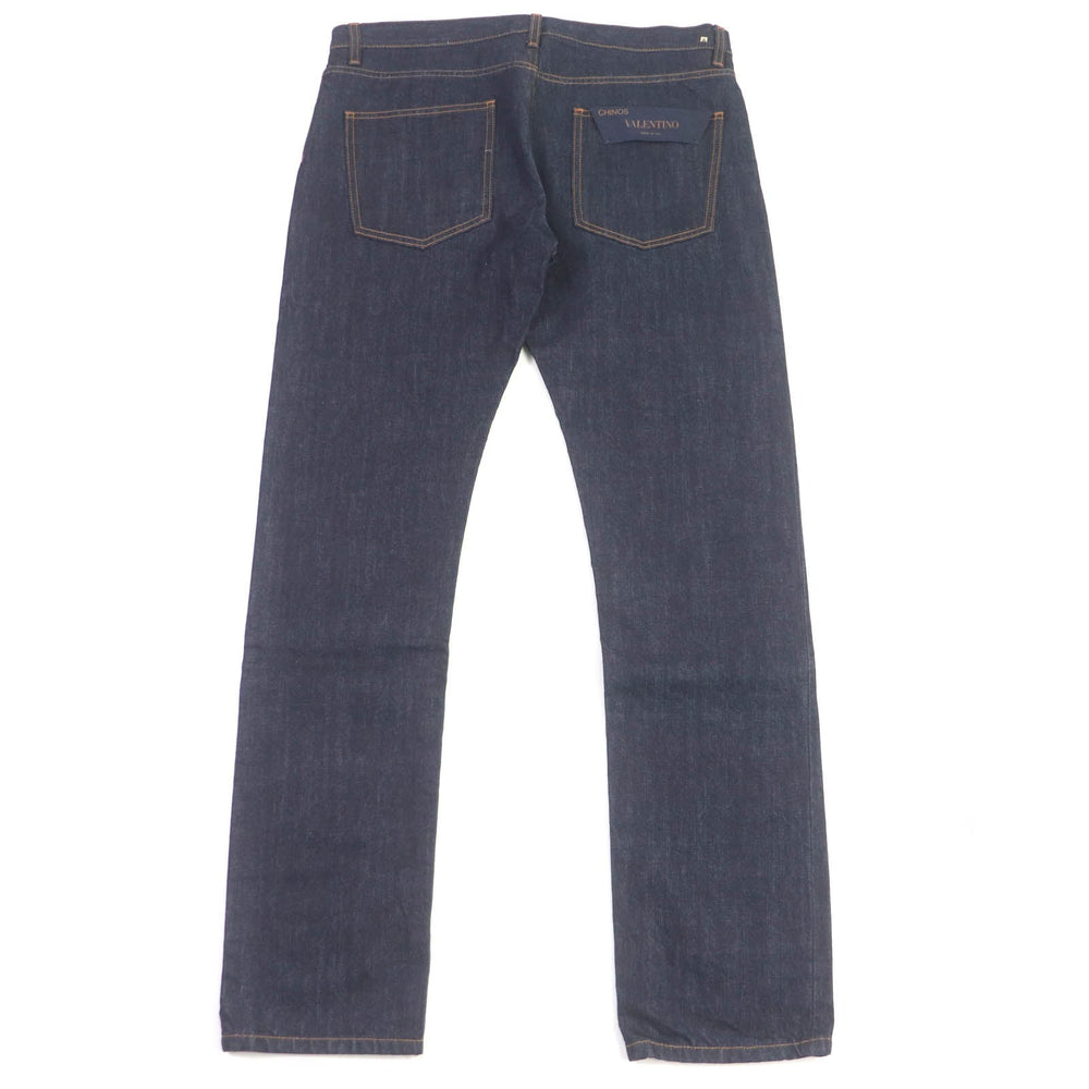 VALENTINO Denim pants Main: 100% cotton Indigo blue mens 31 Used Authentic