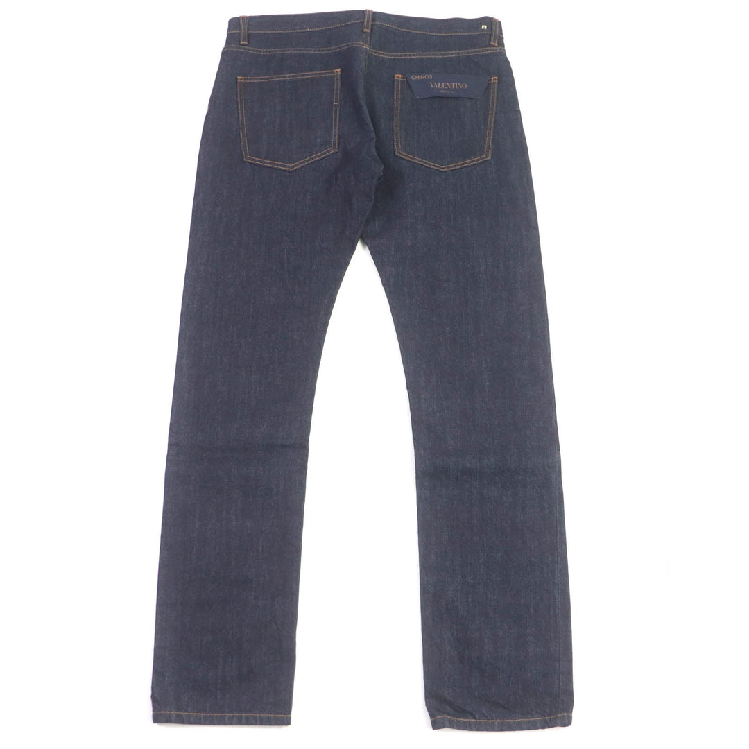 VALENTINO Denim pants Main: 100% cotton Indigo blue mens 31 Used Authentic