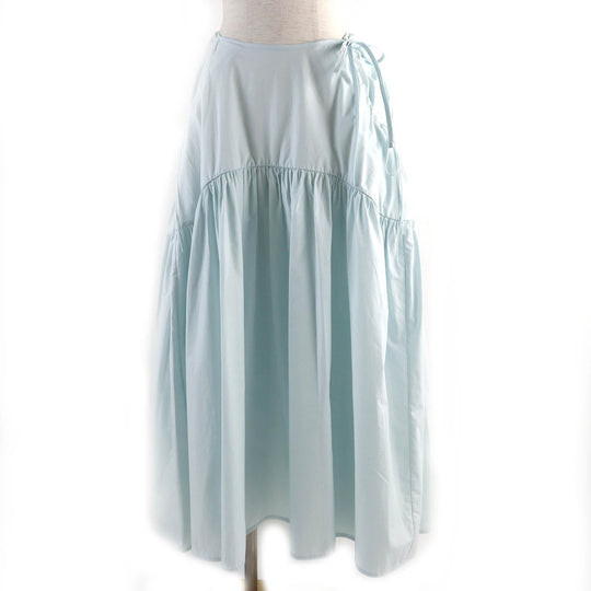 CECILIE BAHNSEN skirt Main: 100% cotton Light blue LILLY SKIRE Women UK 8 Used Authentic