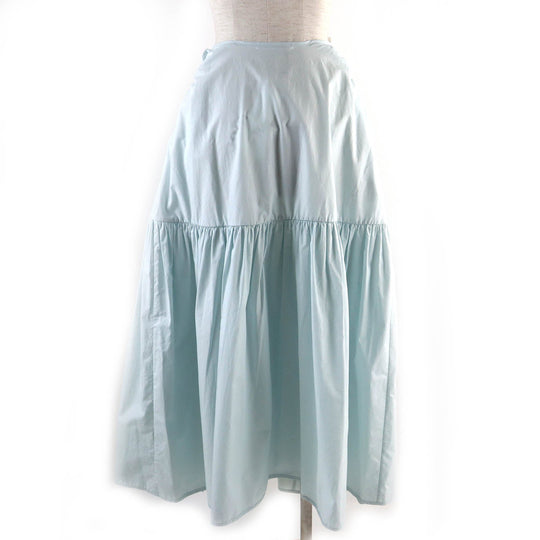 CECILIE BAHNSEN skirt Main: 100% cotton Light blue LILLY SKIRE Women UK 8 Used Authentic
