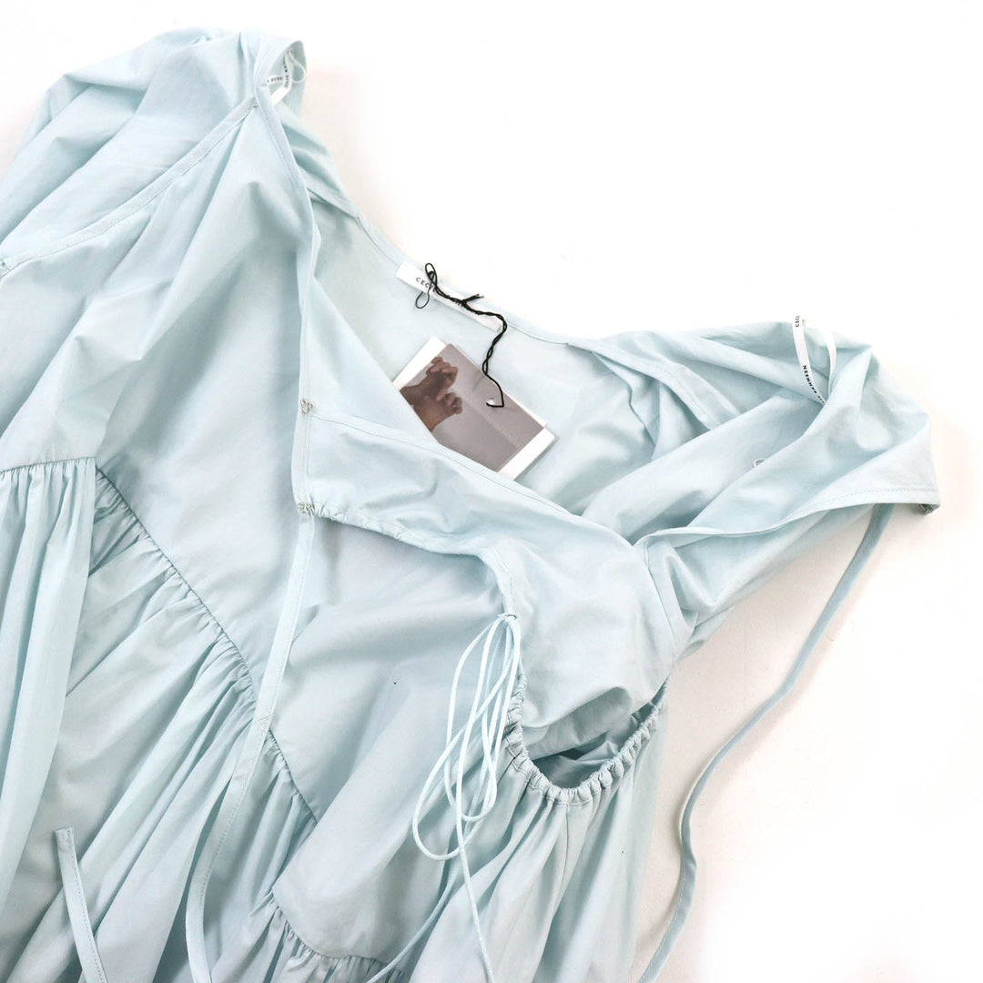 CECILIE BAHNSEN skirt Main: 100% cotton Light blue LILLY SKIRE Women UK 8 Used Authentic