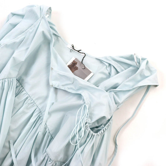 CECILIE BAHNSEN skirt Main: 100% cotton Light blue LILLY SKIRE Women UK 8 Used Authentic