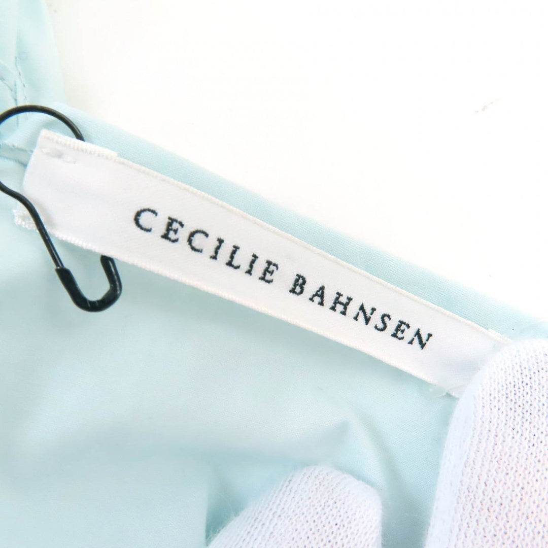 CECILIE BAHNSEN skirt Main: 100% cotton Light blue LILLY SKIRE Women UK 8 Used Authentic