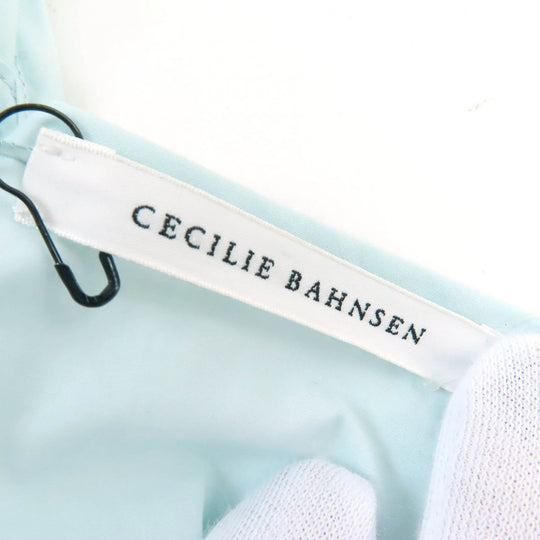 CECILIE BAHNSEN skirt Main: 100% cotton Light blue LILLY SKIRE Women UK 8 Used Authentic