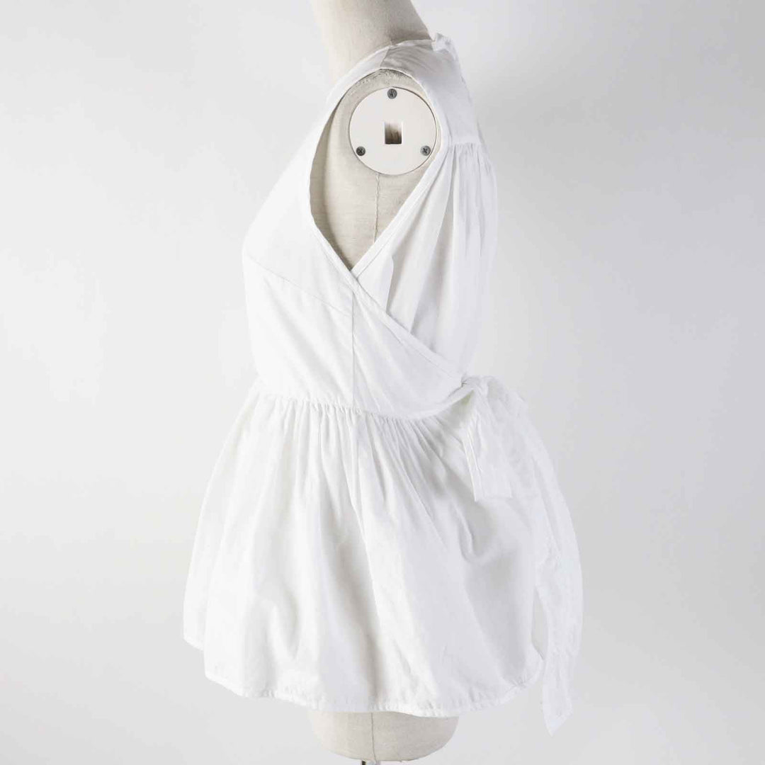 CECILIE BAHNSEN tops 1577-343-8031 Main: 100% cotton white Stainless Steel20-00107 EA TOP Women XS/S Used Authentic