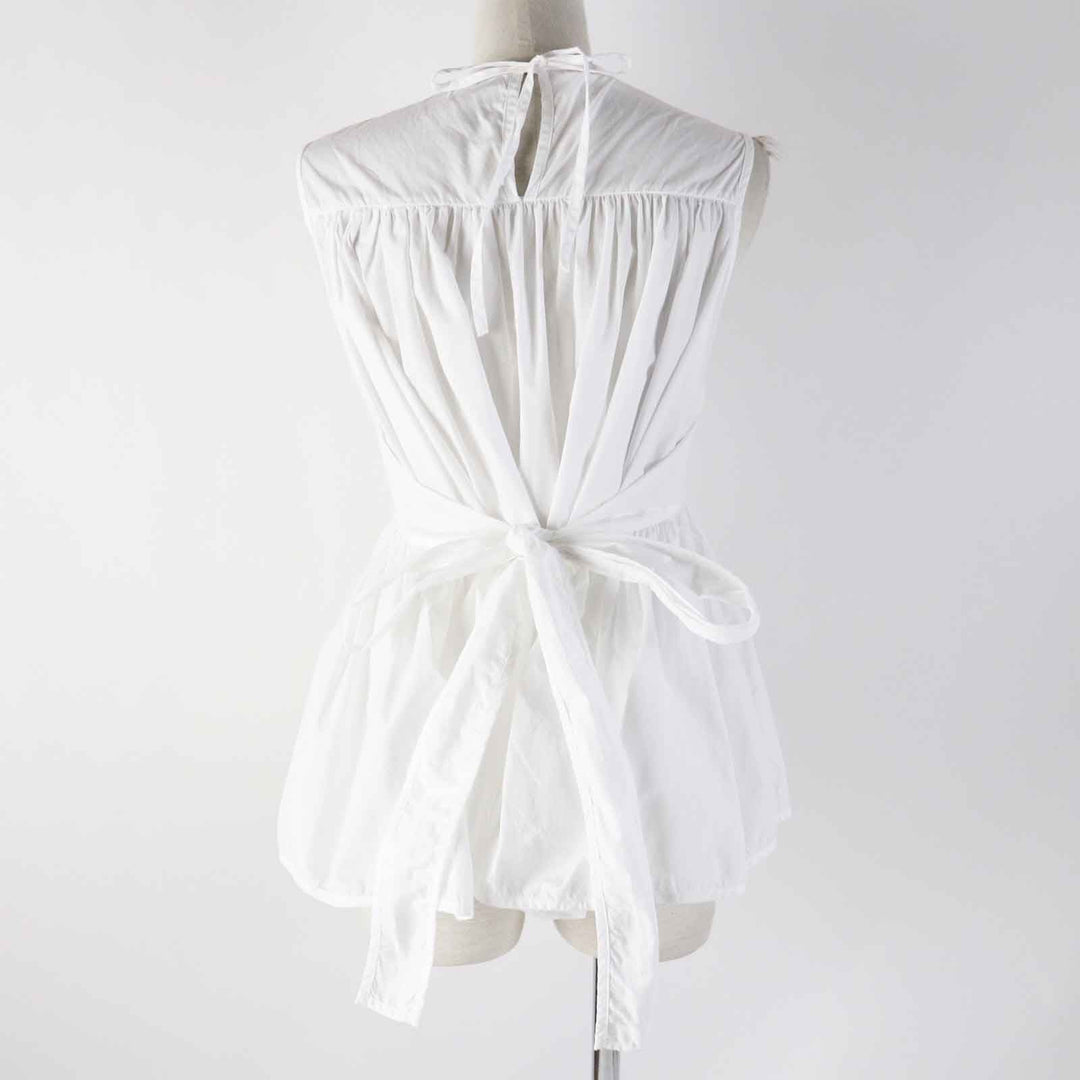 CECILIE BAHNSEN tops 1577-343-8031 Main: 100% cotton white Stainless Steel20-00107 EA TOP Women XS/S Used Authentic
