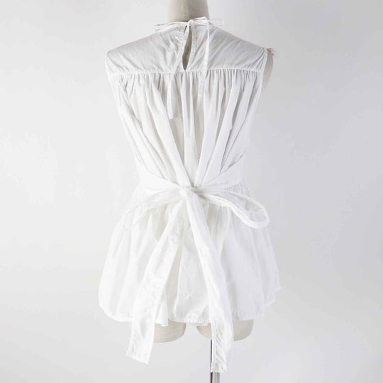 CECILIE BAHNSEN tops 1577-343-8031 Main: 100% cotton white Stainless Steel20-00107 EA TOP Women XS/S Used Authentic