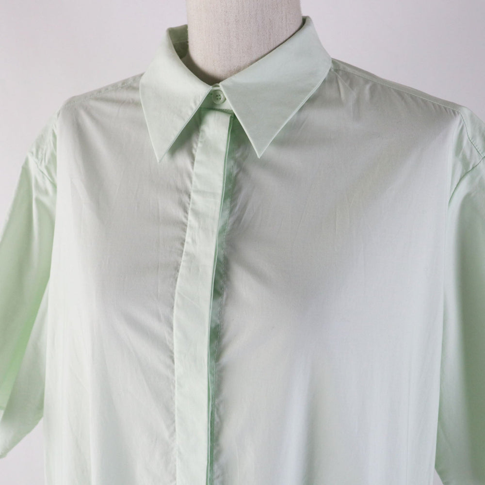 CECILIE BAHNSEN one piece RTW0064 Main: 100% cotton Light green PRIMEROSE DRESS Women 6 Used Authentic