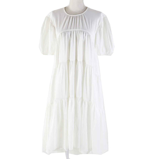 CECILIE BAHNSEN one piece Main: 50% polyester, Main: 50% polyamide white ESME DRESS Women UK 6 Used Authentic