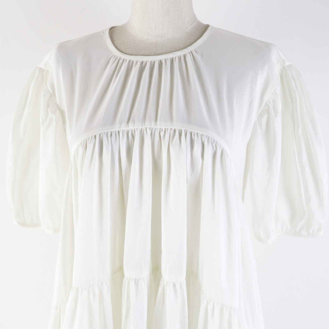 CECILIE BAHNSEN one piece Main: 50% polyester, Main: 50% polyamide white ESME DRESS Women UK 6 Used Authentic