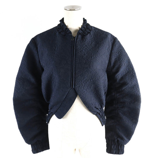 CECILIE BAHNSEN Jacket Outer: 69% nylon, Outer: 31% polyester, Lining: 100% silk Navy DENICE JACKET Women UK 6 Used Authentic