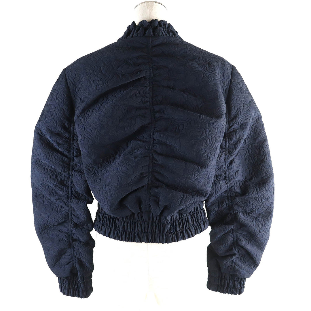 CECILIE BAHNSEN Jacket Outer: 69% nylon, Outer: 31% polyester, Lining: 100% silk Navy DENICE JACKET Women UK 6 Used Authentic