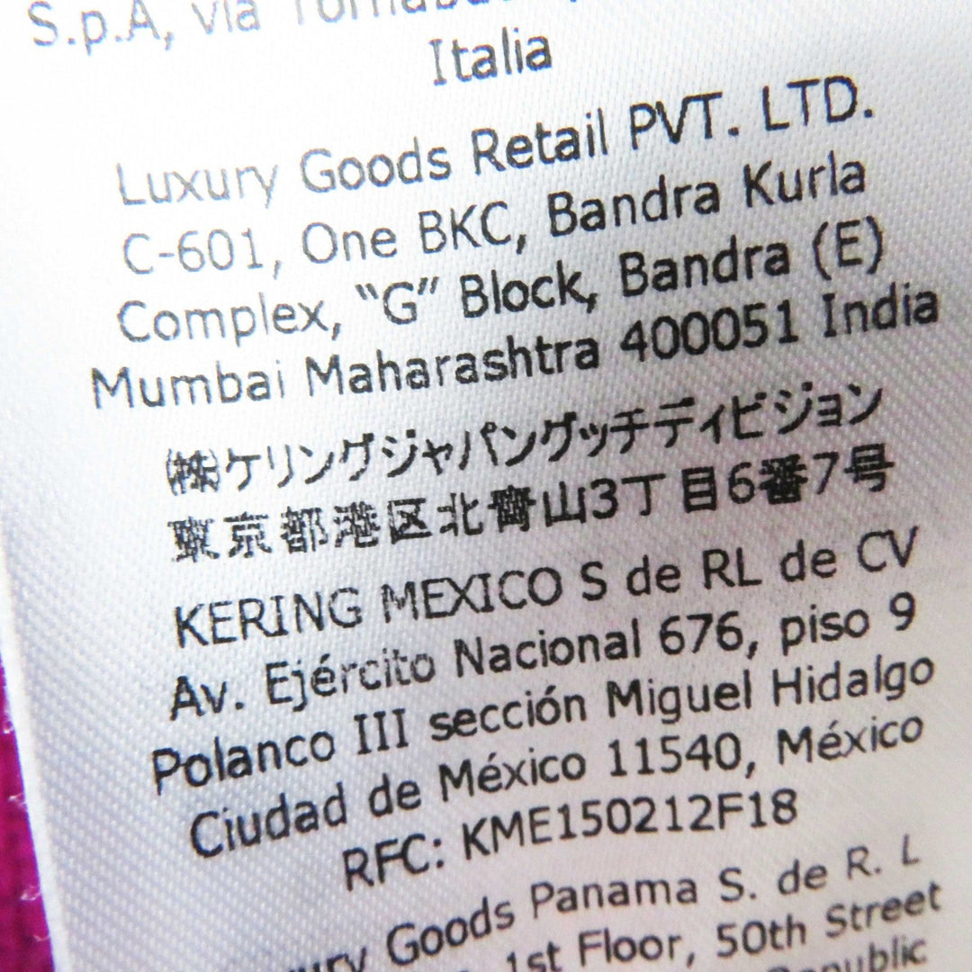 GUCCI one piece 718630 Main: 100% wool Purple yellow Women XS Used Authentic