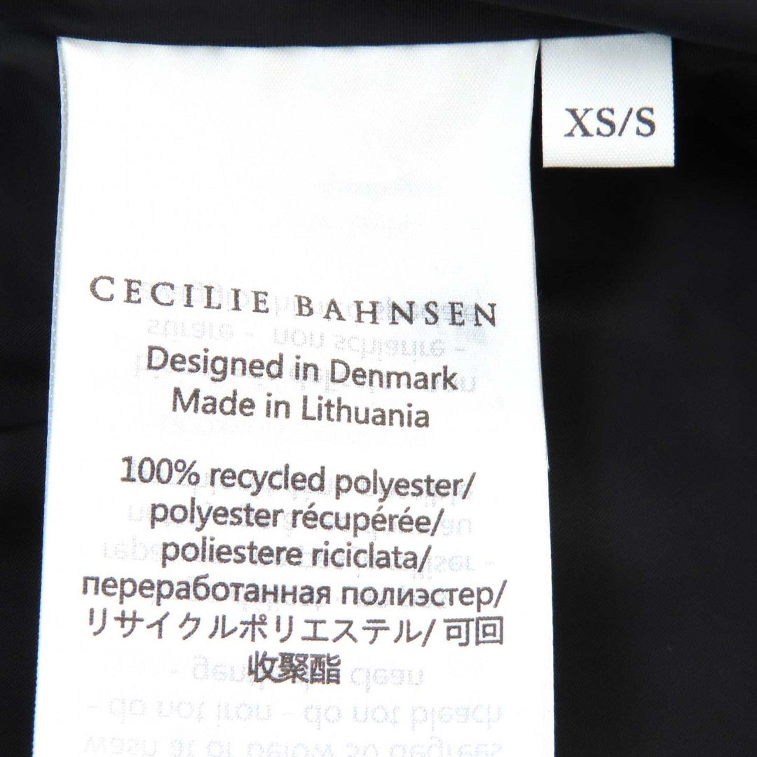 CECILIE BAHNSEN one piece ESS-0005 100% recycled polyester black Women XS Used Authentic