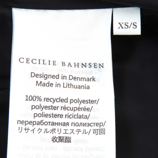 CECILIE BAHNSEN one piece ESS-0005 100% recycled polyester black Women XS Used Authentic