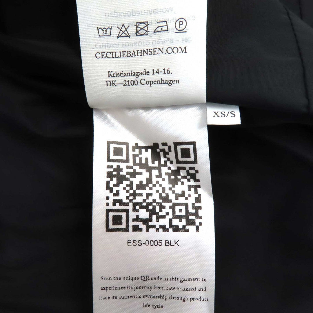 CECILIE BAHNSEN one piece ESS-0005 100% recycled polyester black Women XS Used Authentic