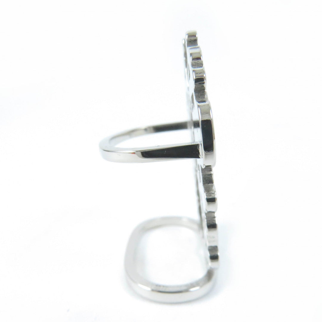 HERMES Scarf ring H603583S 00 Palladium (silver) Silver Brides de Gala Women Used Authentic