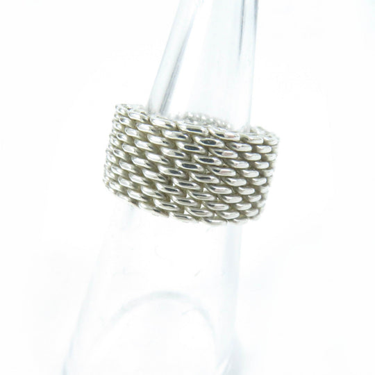TIFFANY&Co. Ring Main�FAG925 Silver Somerset Women Used Authentic