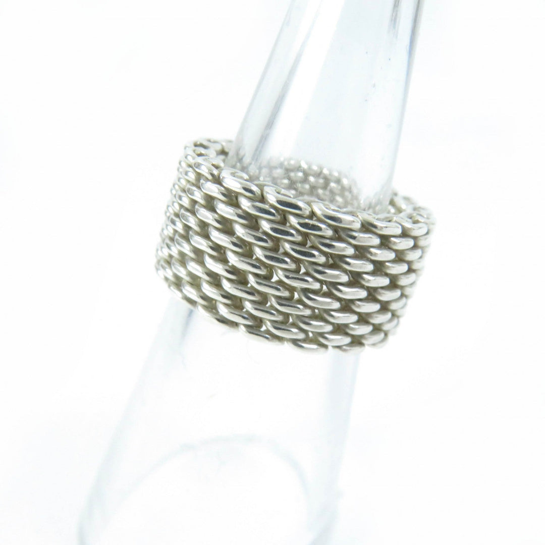TIFFANY&Co. Ring Main�FAG925 Silver Somerset Women Used Authentic