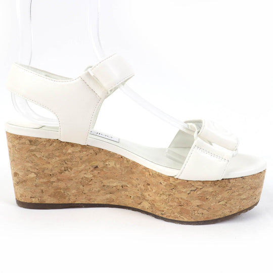 JIMMY CHOO Sandals Main: Leather white BLAIR Women 38 Used Authentic