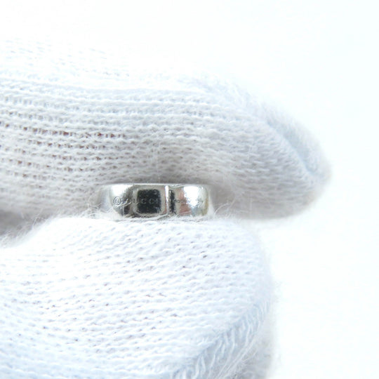 GUCCI Pierce Main�FAG925 Silver Women Used Authentic