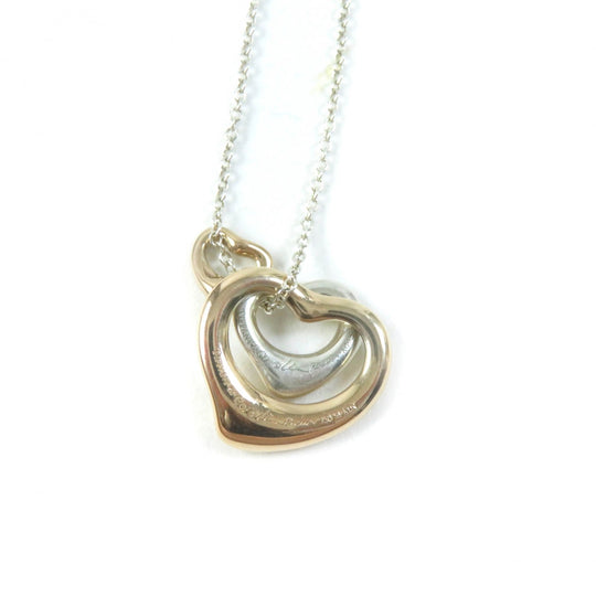 TIFFANY&Co. Necklace Main: AG925, Part: 750 Silver gold El Saperetti Women Used Authentic