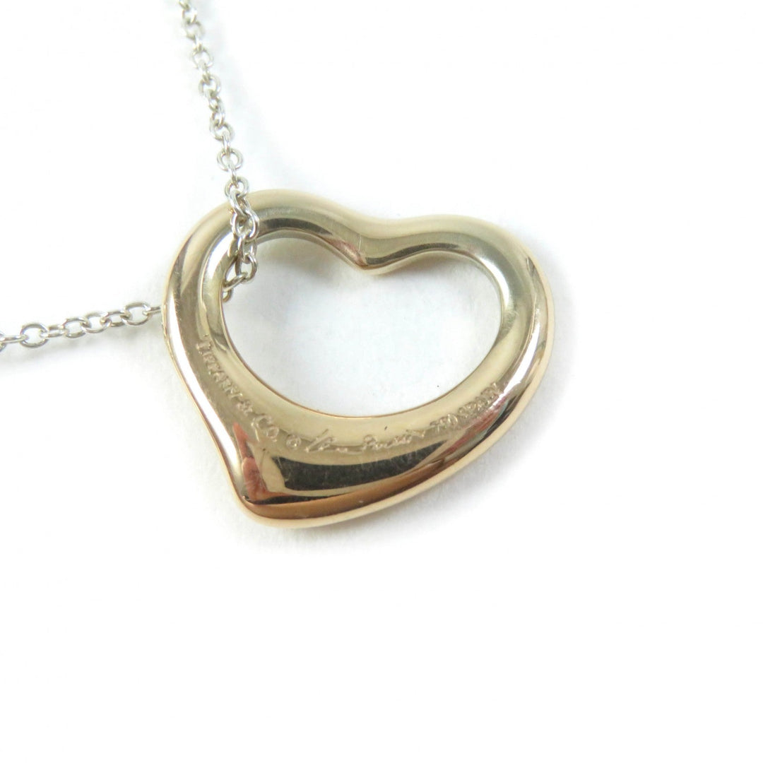 TIFFANY&Co. Necklace Main: AG925, Part: 750 Silver gold El Saperetti Women Used Authentic