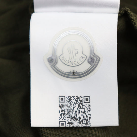 MONCLER Short sleeve T-shirt Main: 100% cotton khaki MAGLIA mens XL Used Authentic