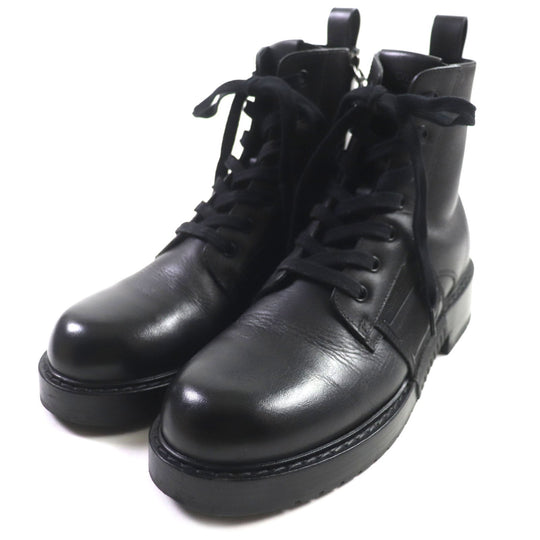 Valentino Garavani short boots TWE55Y2 Main: Leather black VLTN mens 40 Used Authentic