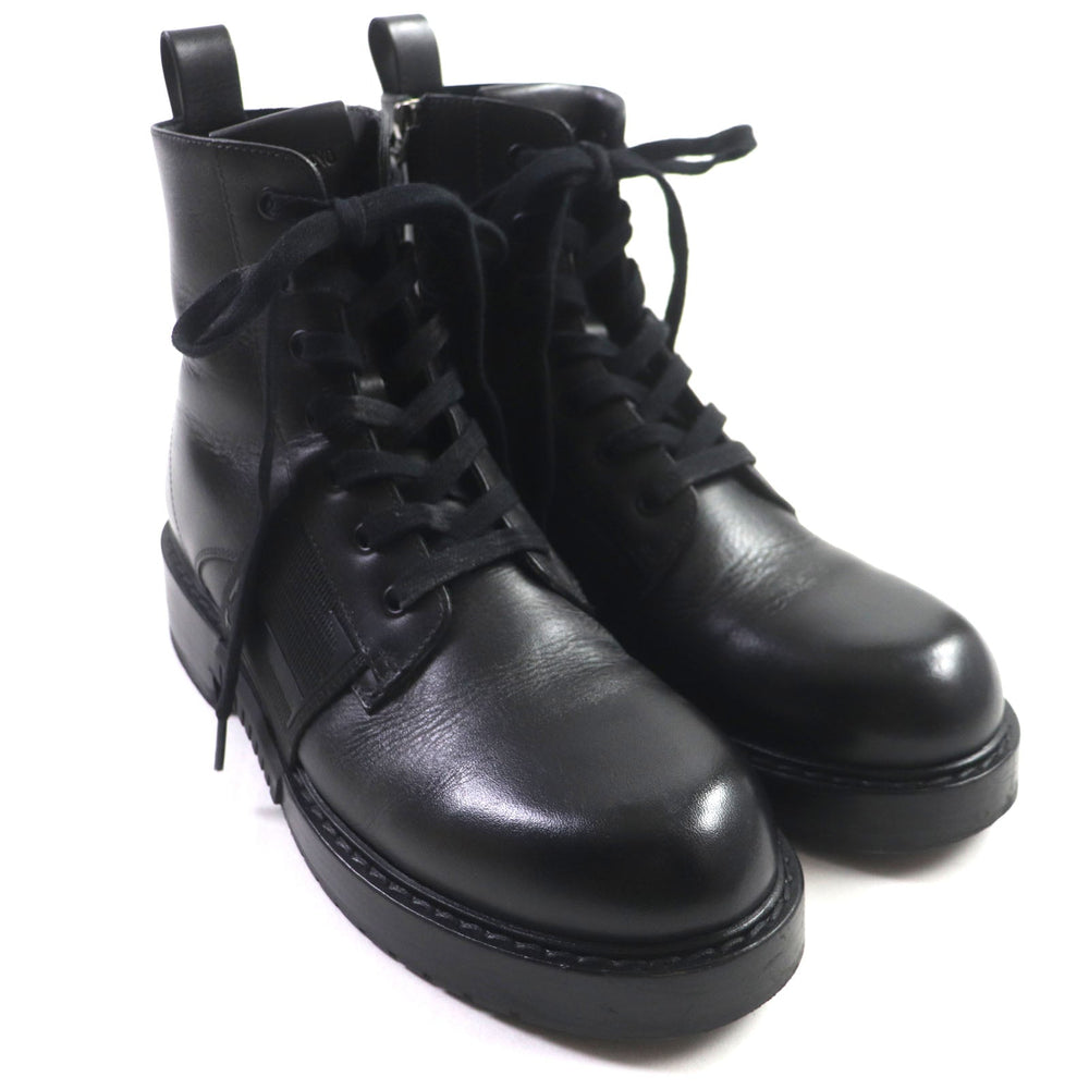 Valentino Garavani short boots TWE55Y2 Main: Leather black VLTN mens 40 Used Authentic