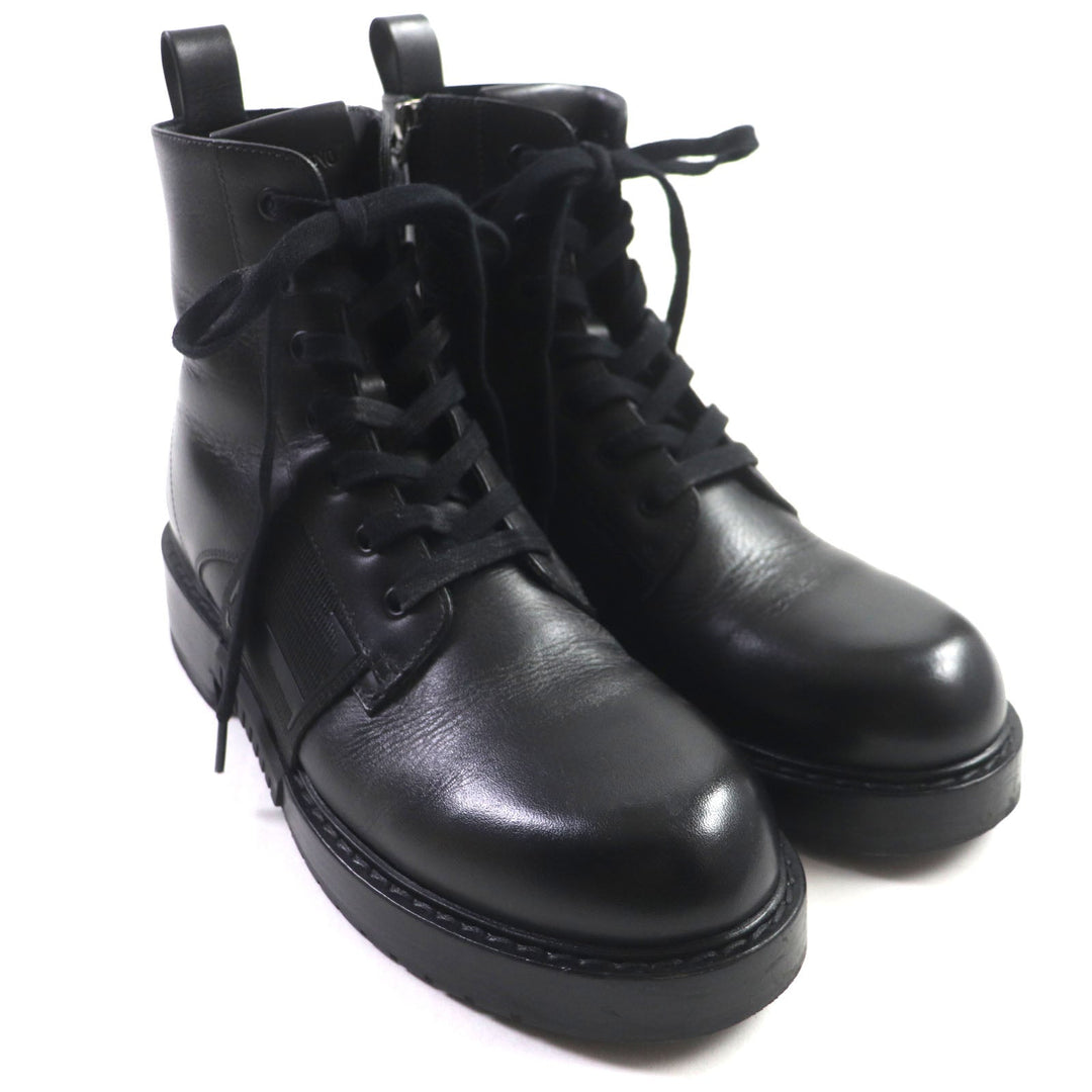 Valentino Garavani short boots TWE55Y2 Main: Leather black VLTN mens 40 Used Authentic