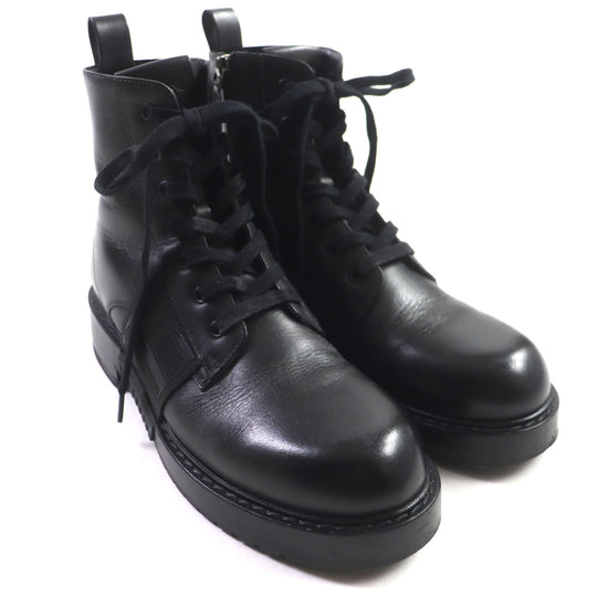 Valentino Garavani short boots TWE55Y2 Main: Leather black VLTN mens 40 Used Authentic