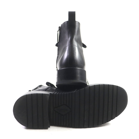 Valentino Garavani short boots TWE55Y2 Main: Leather black VLTN mens 40 Used Authentic