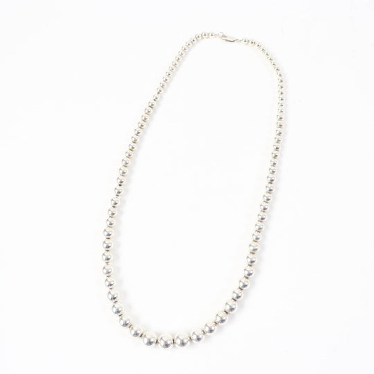 TIFFANY&Co. Necklace Main�FSV925 Silver Hardware ball necklace Women Used Authentic