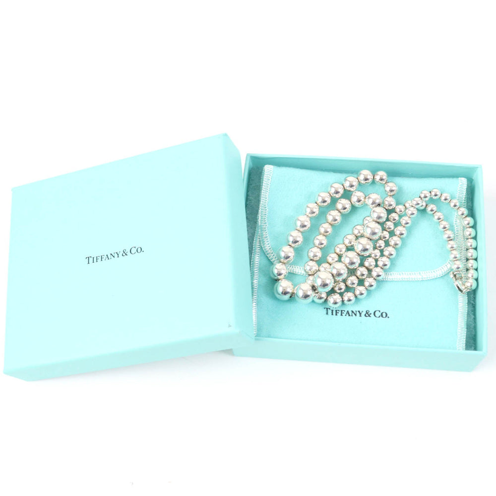 TIFFANY&Co. Necklace Main�FSV925 Silver Hardware ball necklace Women Used Authentic