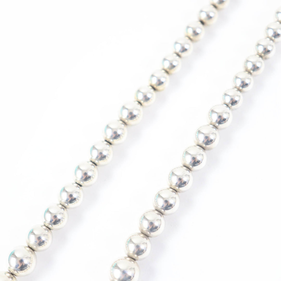 TIFFANY&Co. Necklace Main�FSV925 Silver Hardware ball necklace Women Used Authentic