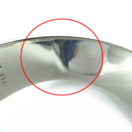 HERMES bracelet Main�FSV925 Silver Blue type Emilel GM Women Used Authentic