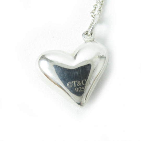 TIFFANY&Co. Necklace Main: SV925, Part: Pink sapphire Silver pink Dots Heart Necklace Women Used Authentic