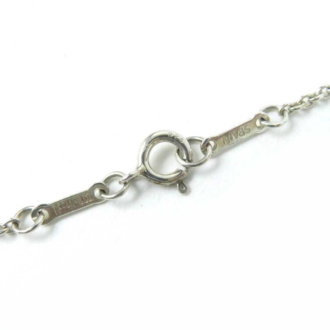 TIFFANY&Co. Necklace Main�FSV925 Silver El Saperetti Open Heart Large Necklace Women Used Authentic