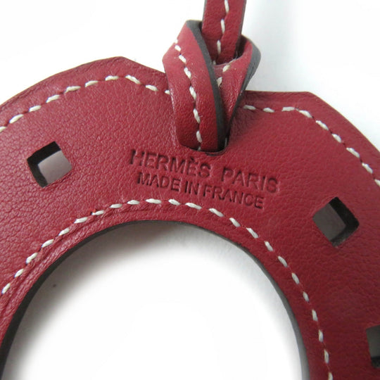 HERMES Bag charm Vaux Swift Rouge grena Paddock Fert Ashval Women Used Authentic