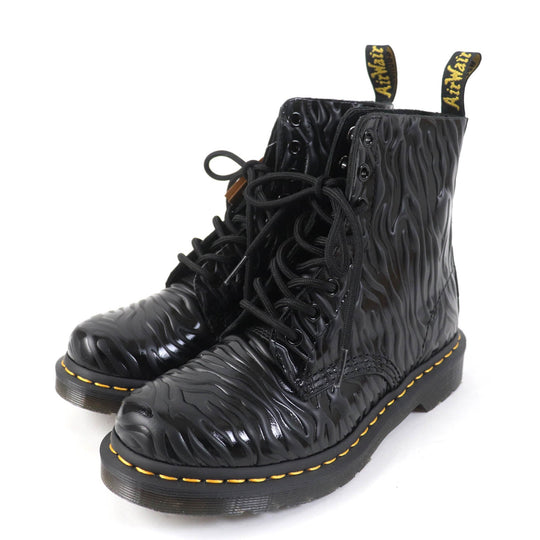 Dr.Martens short boots 26716001 Main: Leather black 1460 PASCAL ZEBRA Women 38 Used Authentic