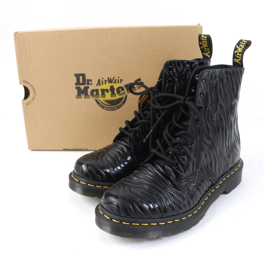 Dr.Martens short boots 26716001 Main: Leather black 1460 PASCAL ZEBRA Women 38 Used Authentic
