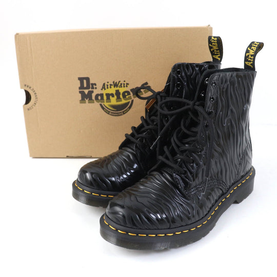 Dr.Martens short boots 26716001 Main: Leather black 1460 PASCAL ZEBRA Women 38 Used Authentic