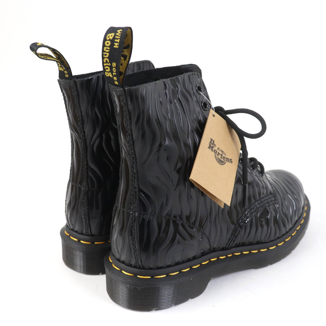 Dr.Martens short boots 26716001 Main: Leather black 1460 PASCAL ZEBRA Women 38 Used Authentic