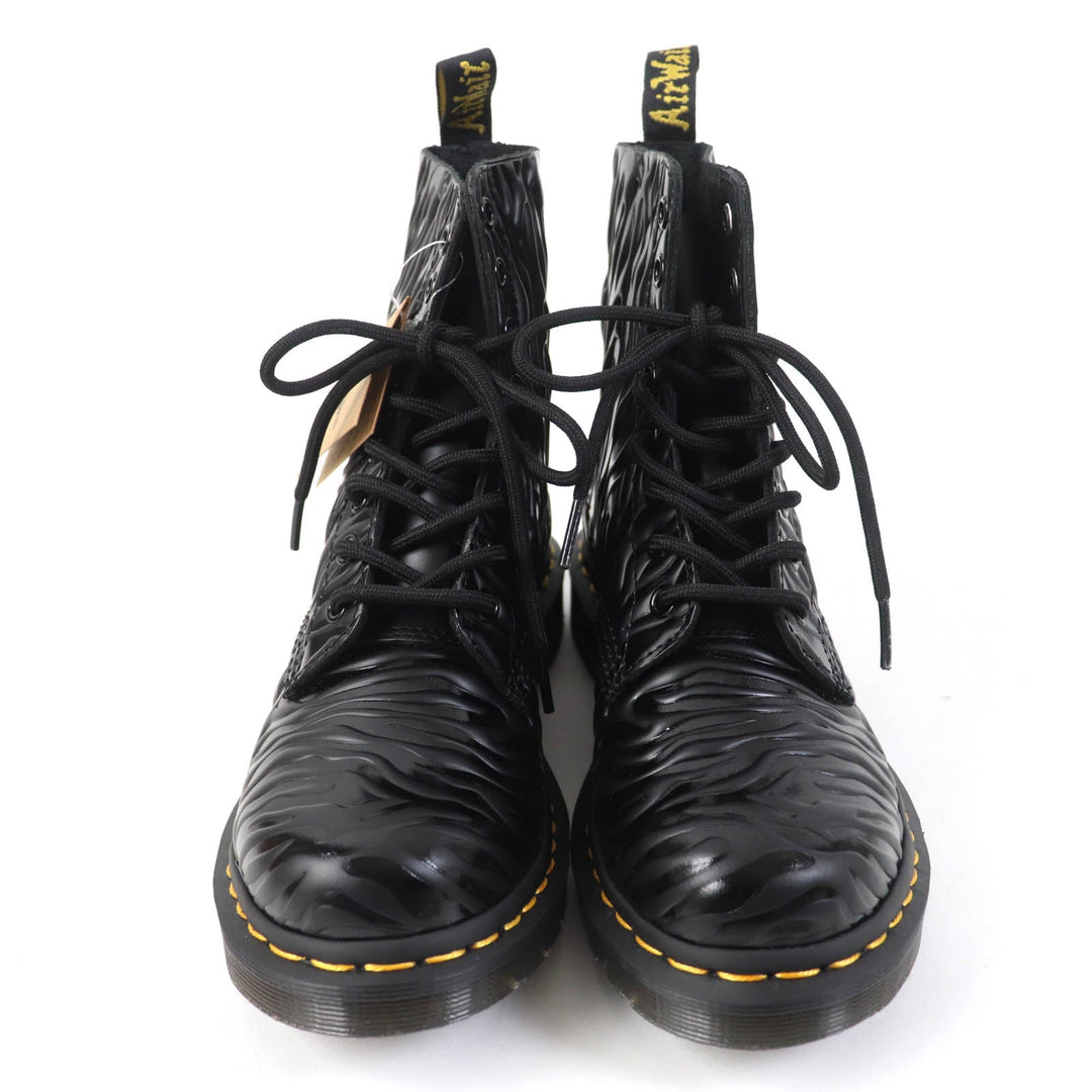 Dr.Martens short boots 26716001 Main: Leather black 1460 PASCAL ZEBRA Women 38 Used Authentic